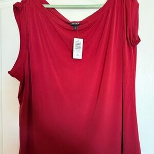 torrid Crimson Scoop Neck Tank Top